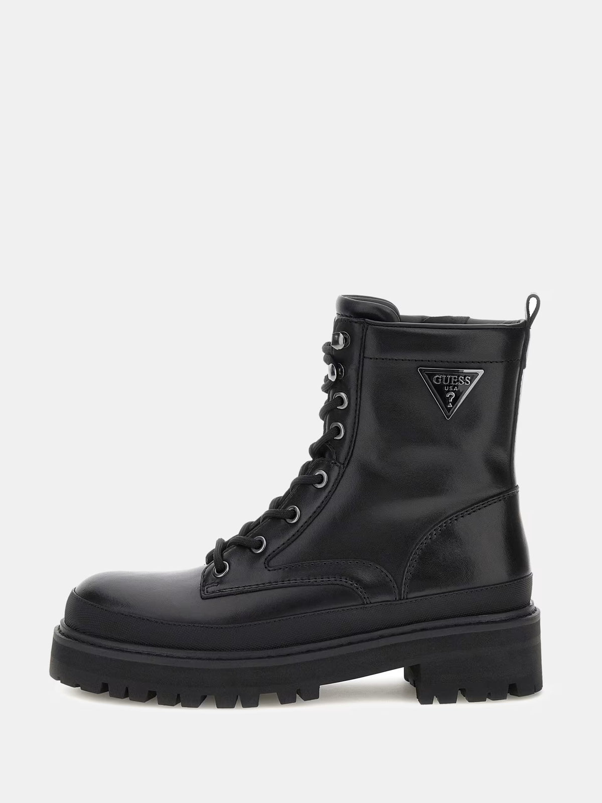 Bota de combate de cuero genuino Bada