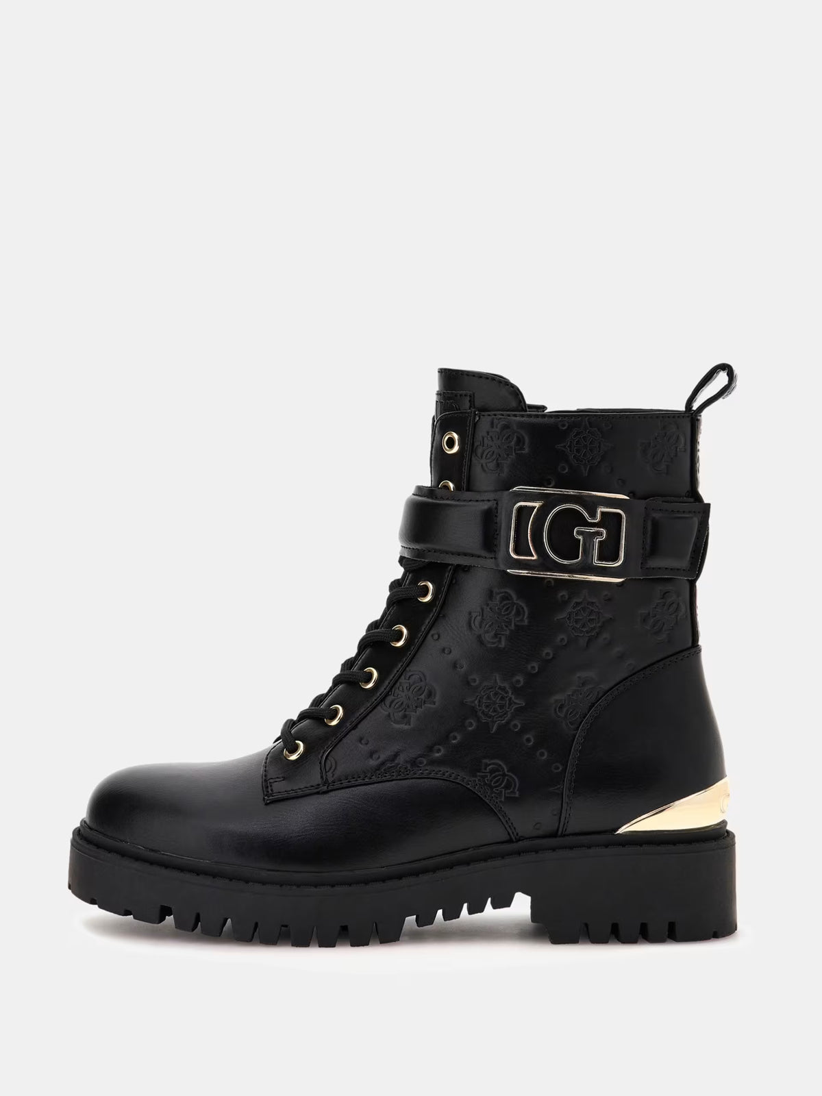 Bota de combate Oranda 4G con logotipo de peonía