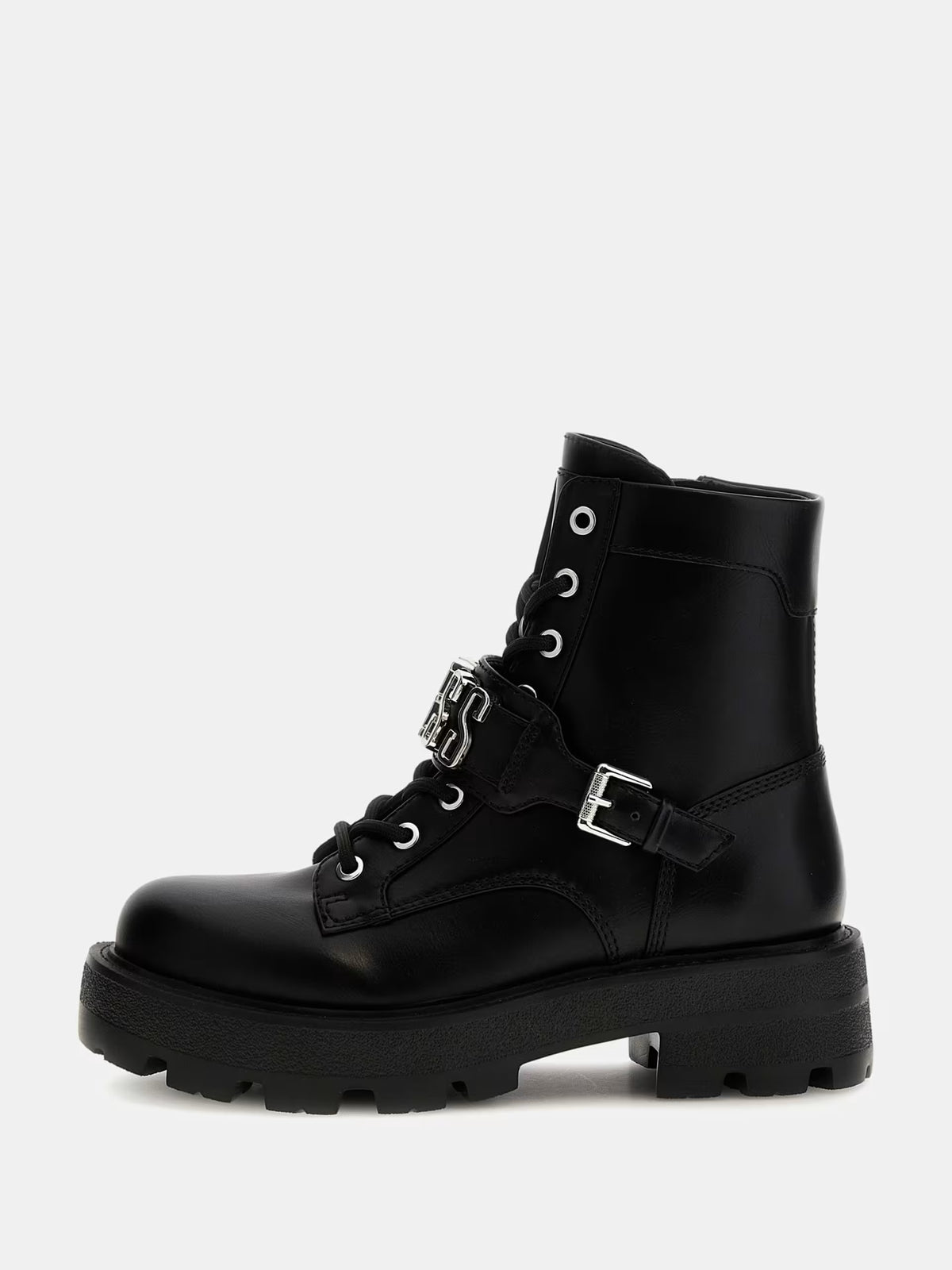 Bota de combate con logotipo de Yanzy