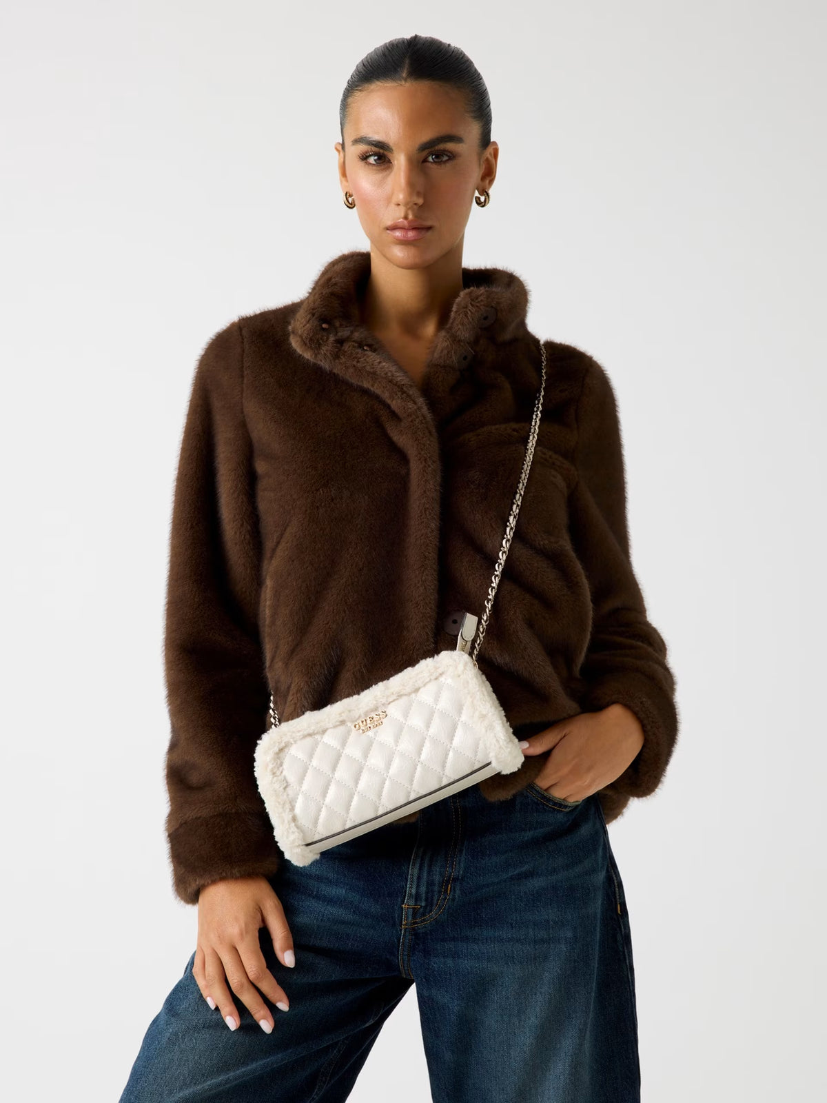 Bolso bandolera de piel sintética Cristi