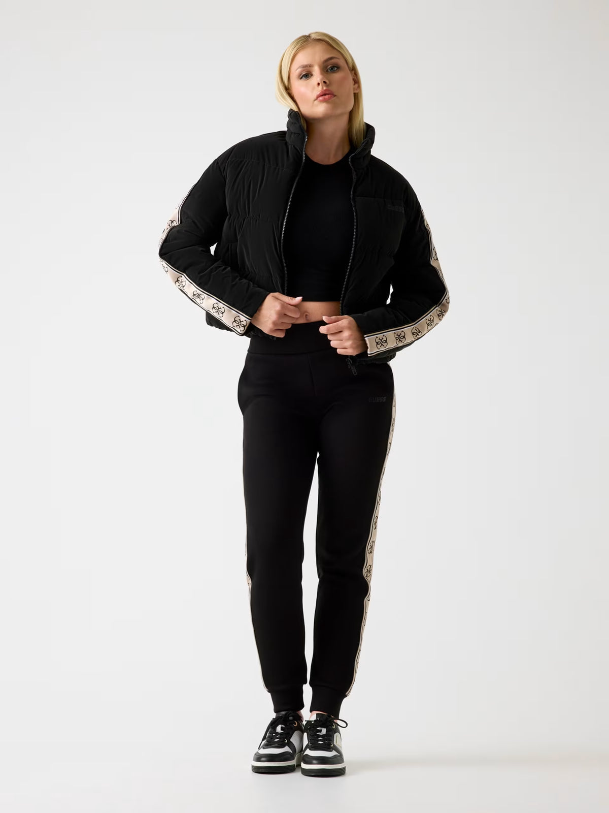 Chaqueta acolchada de cuello alto