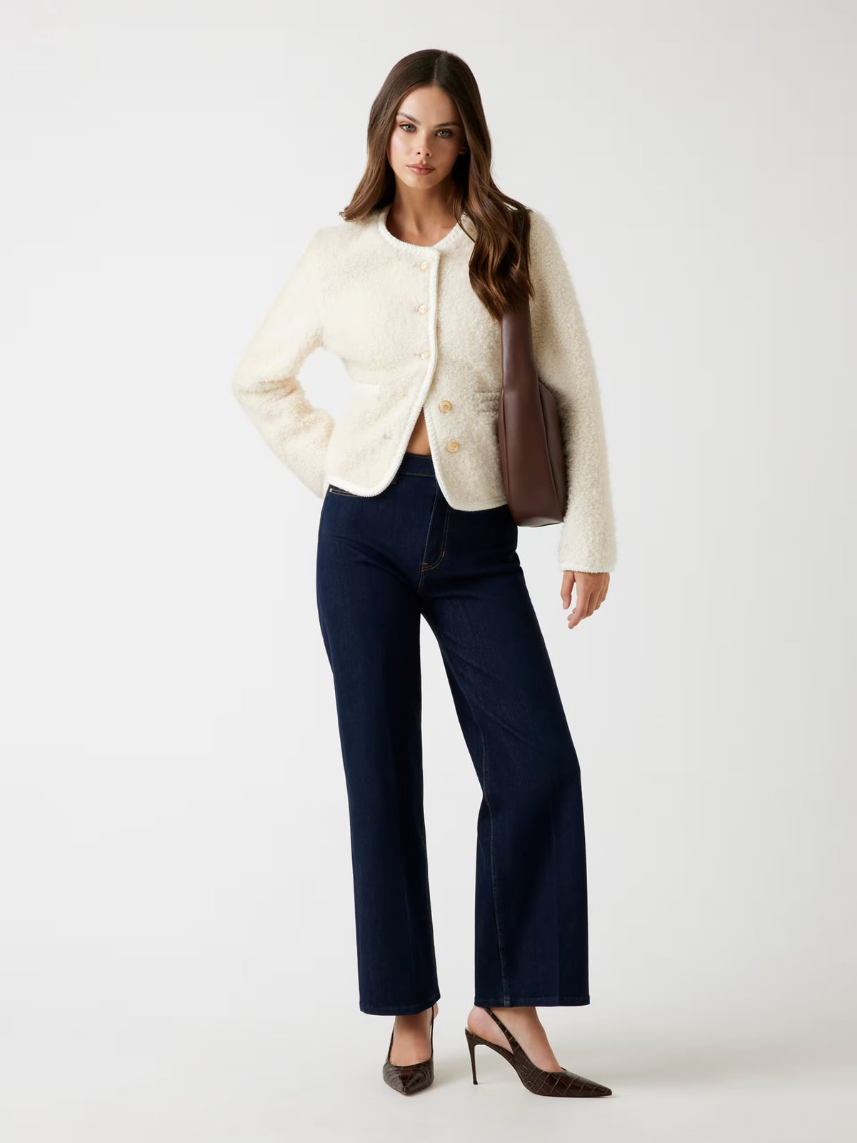 Chaqueta de piel sintética