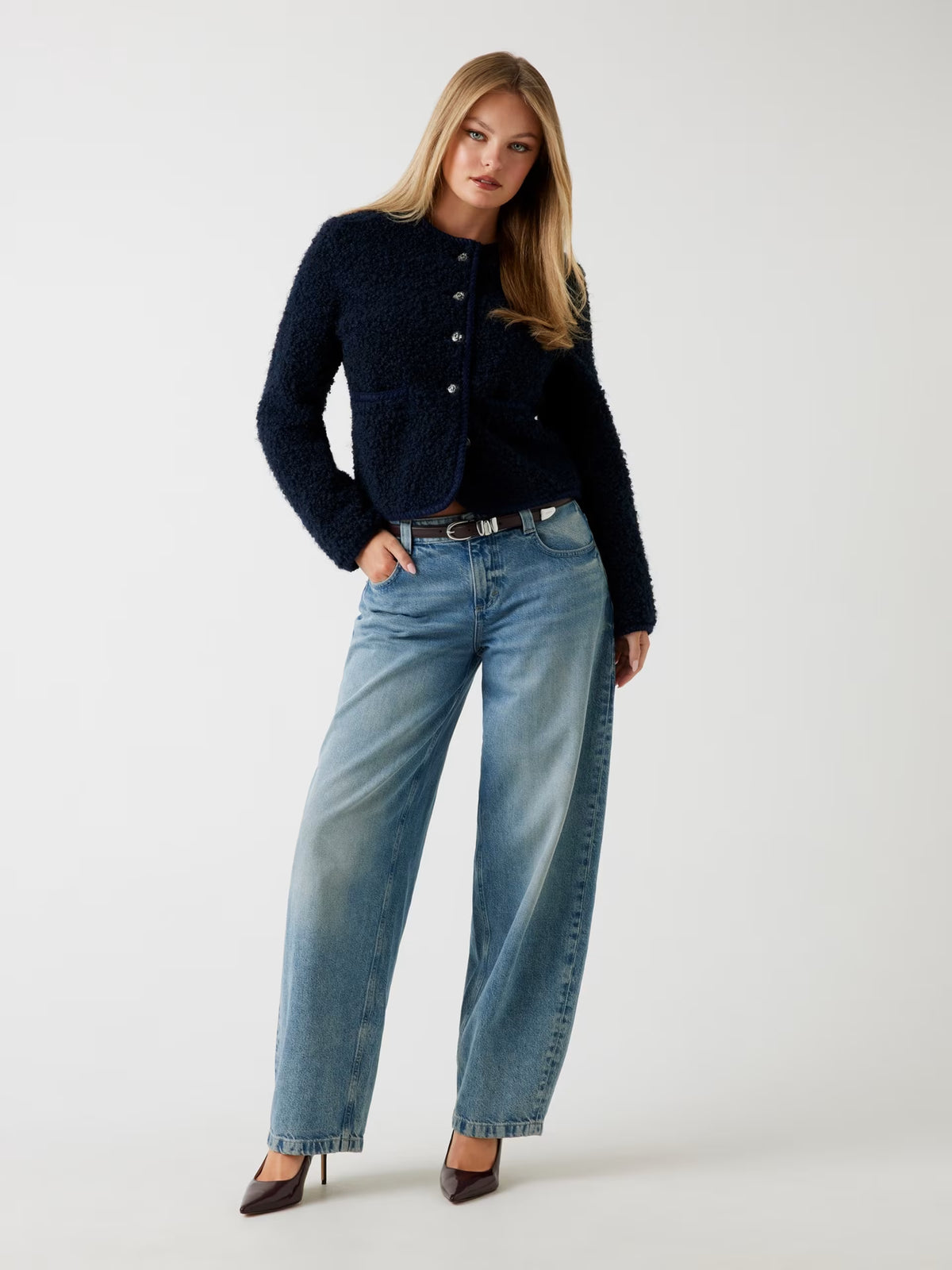 Chaqueta de piel sintética