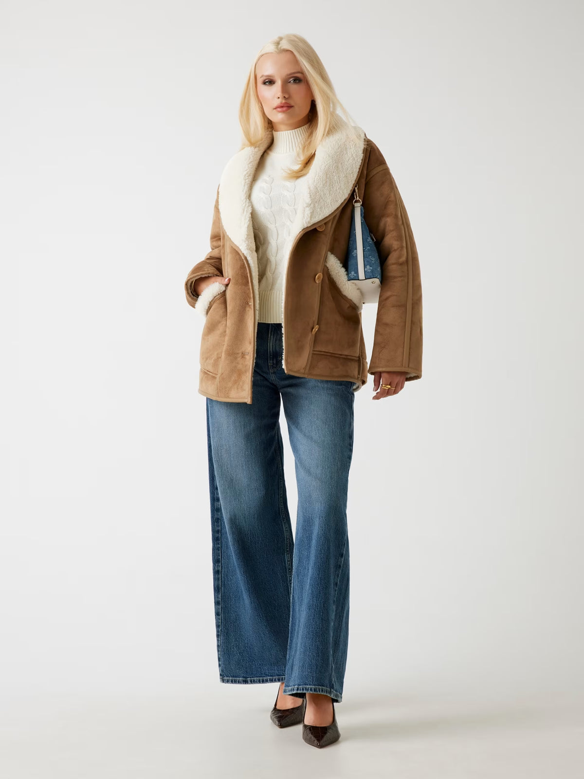 Chaqueta de piel sintética