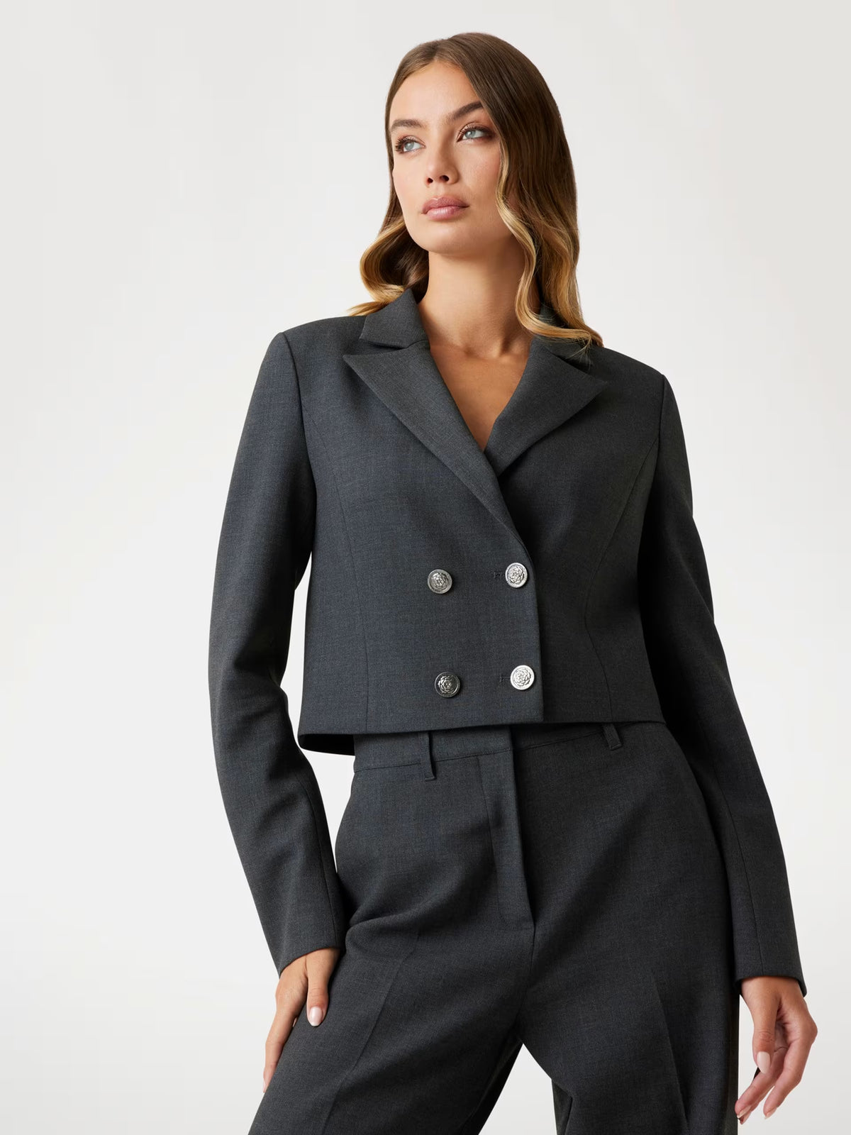 Blazer corto de franela